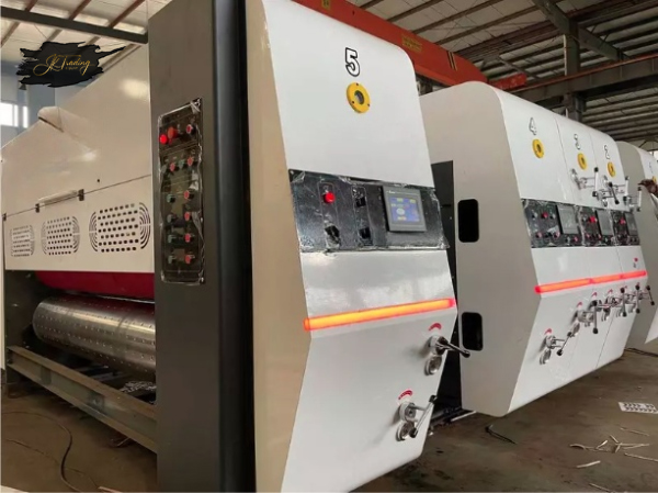 Carton Factory Use The Flexo Water Ink Printing Slotting Die Cutting Box Machine